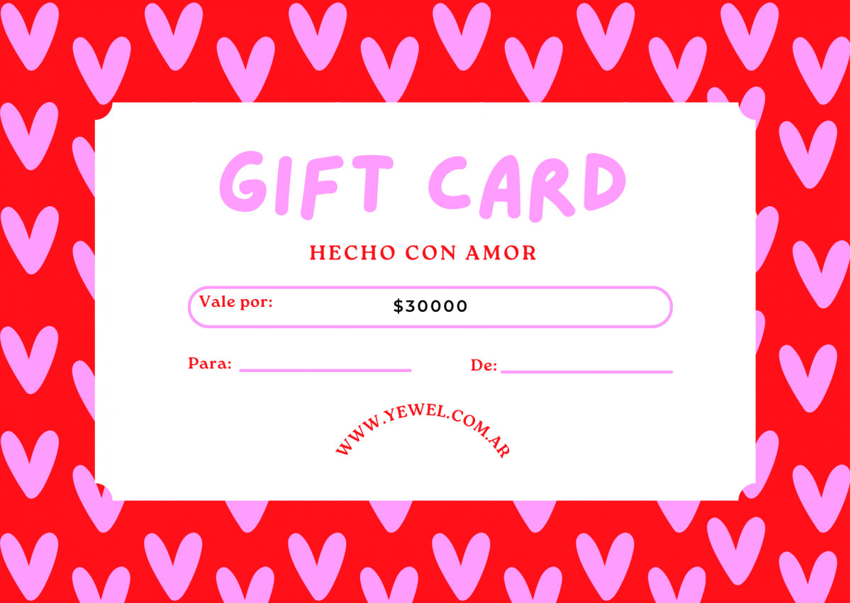 Giftcard Pink
